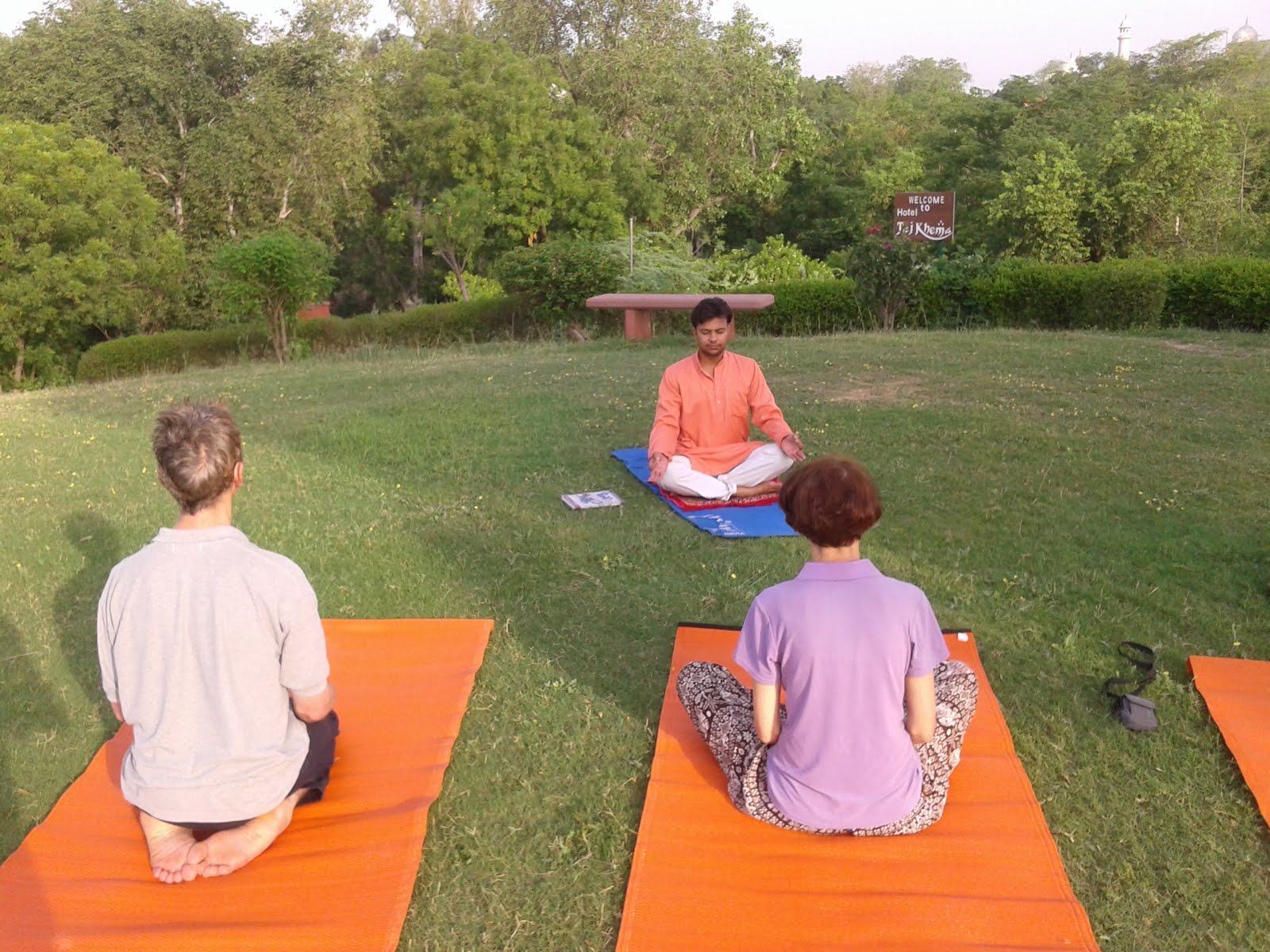 From Agra: Heritage Walk Tour with Spiritual Yoga in AGRA